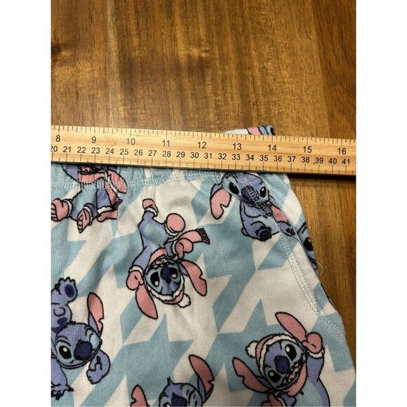 DISNEY WOMENS STITCH 2 PIECE PAJAMA  SET - size small 4/6 - Picture 6 of 9